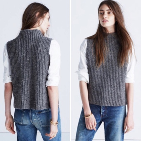 madewell sweater vest
